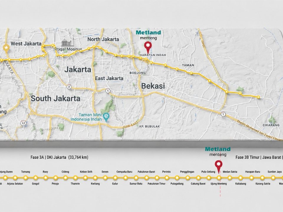 Ujung Menteng MRT Station - Phase 3
